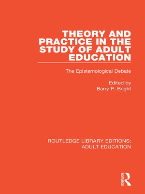 cover image of Theory and Practice in the Study of Adult Education